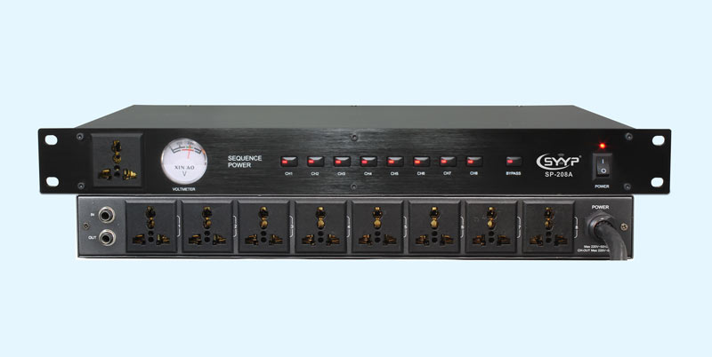 SP-208A 8路电源控制时序器
