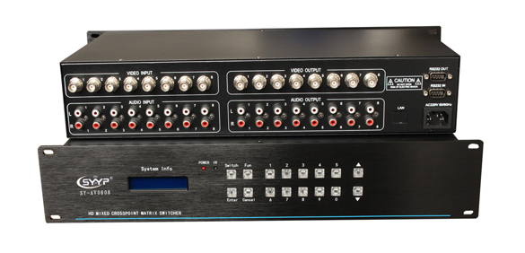 AV矩阵切换器 SY-AV0808