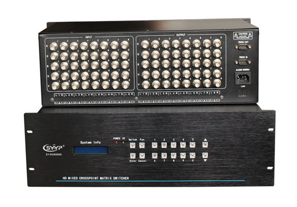 RGB矩阵切换器 SY-RGB0808